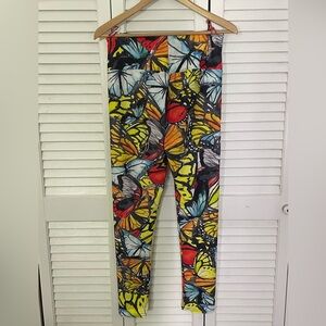 🧁 NAMASTEFIT Watercolor Butterfly Leggings L